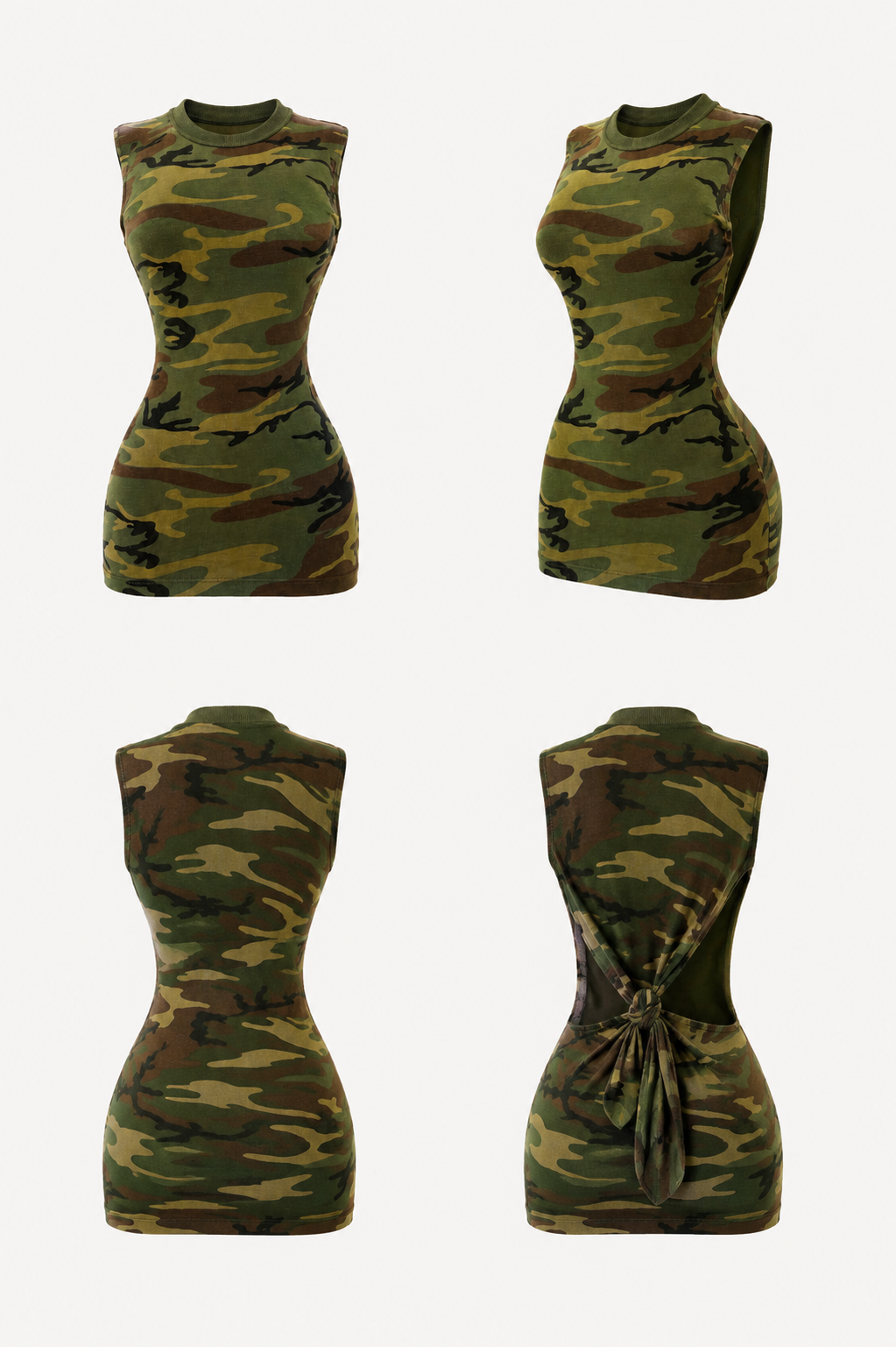 CAMO TANK DRESS