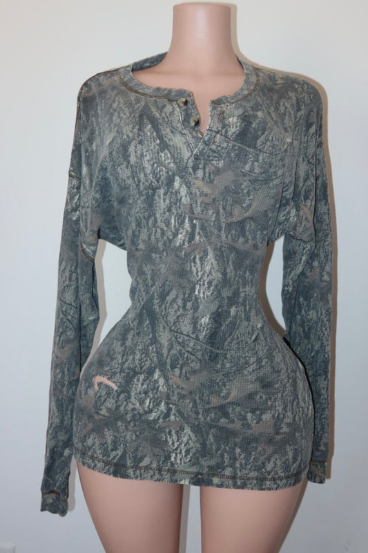 THERMAL LONG SLEEVE DRESS