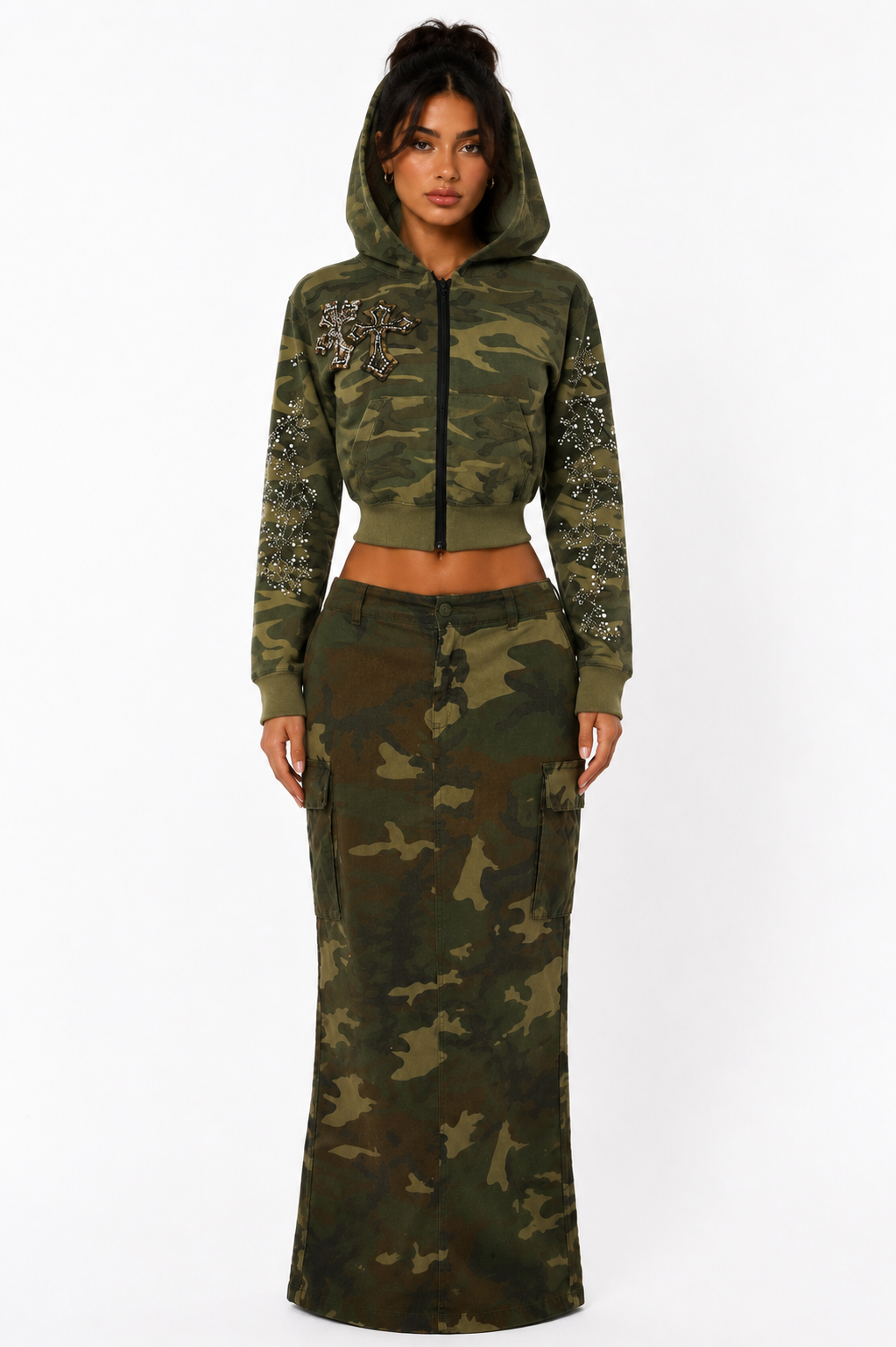 CAMO MILITARY SKIRT – Adriana Sahar