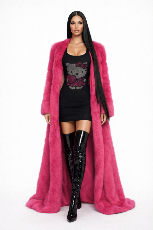 HELLO KITTY RIBBED DRESS