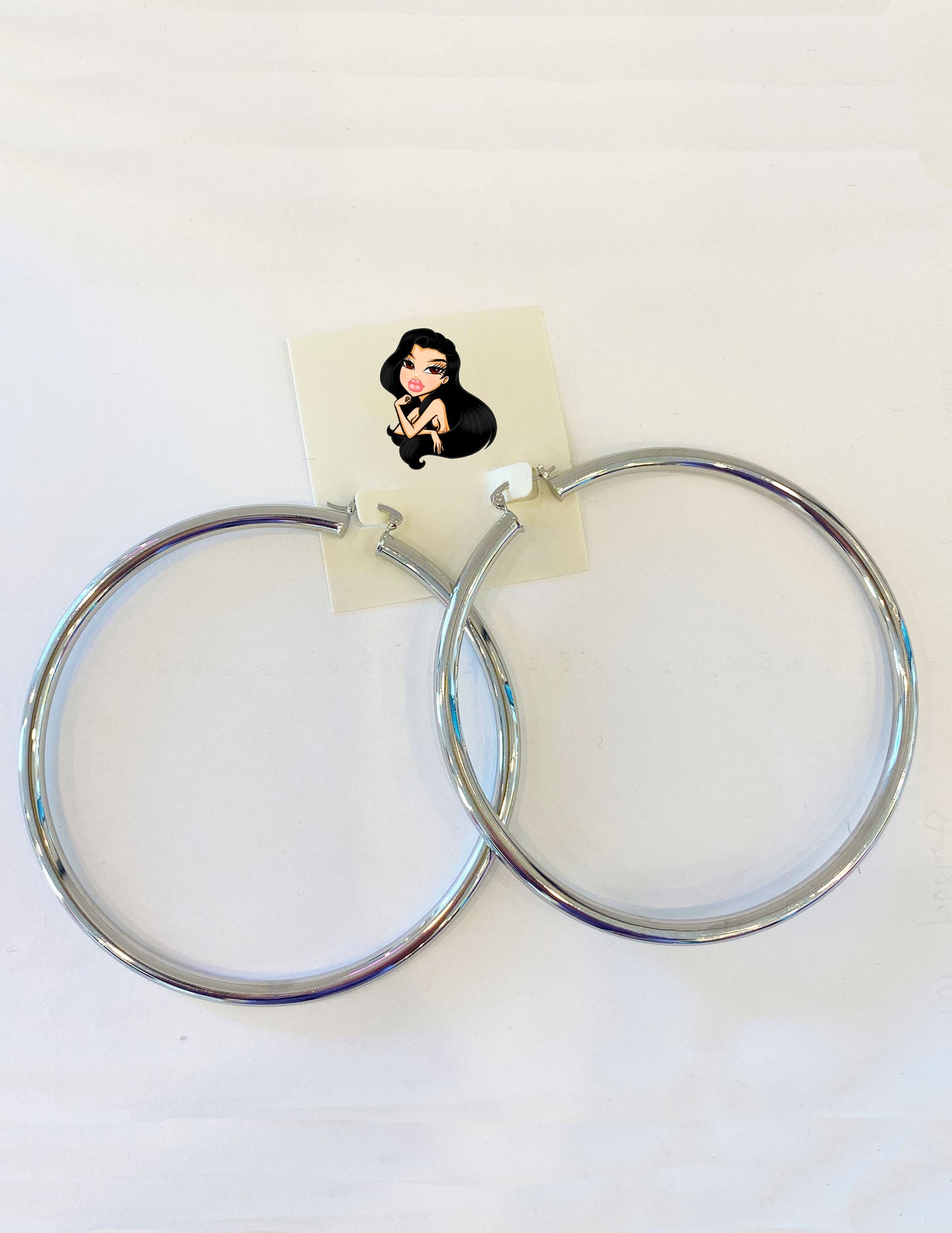 SILVER HOOPS