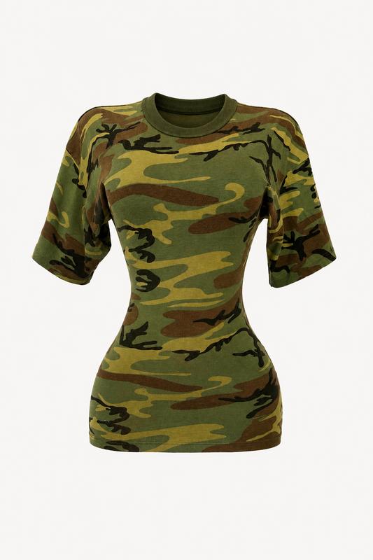 CAMO TEE DRESS