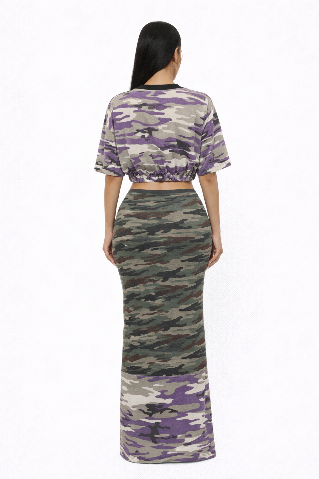 GREEN PURPLE CAMO SET