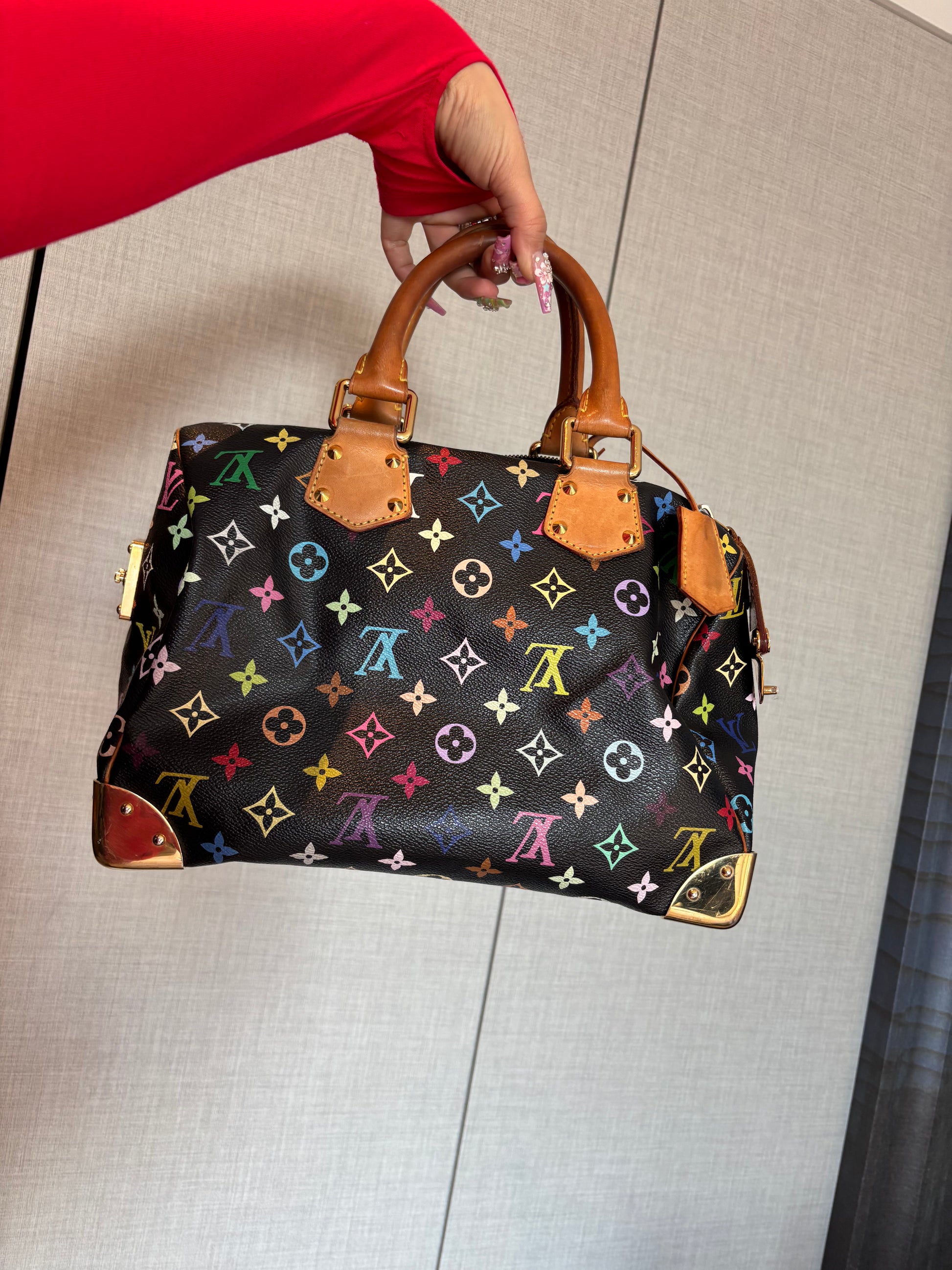 Louis Vuitton Speedy30 Monogram Multicolor Handbag - Adriana Sahar