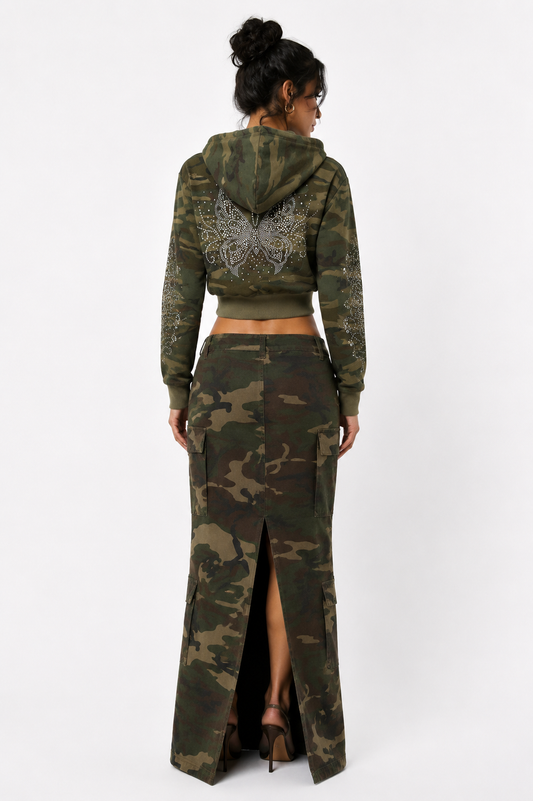 CAMO MILITARY SKIRT