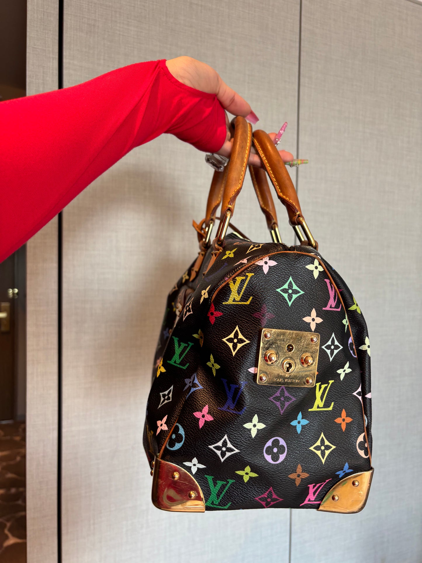 Louis Vuitton Speedy30 Monogram Multicolor Handbag - Adriana Sahar