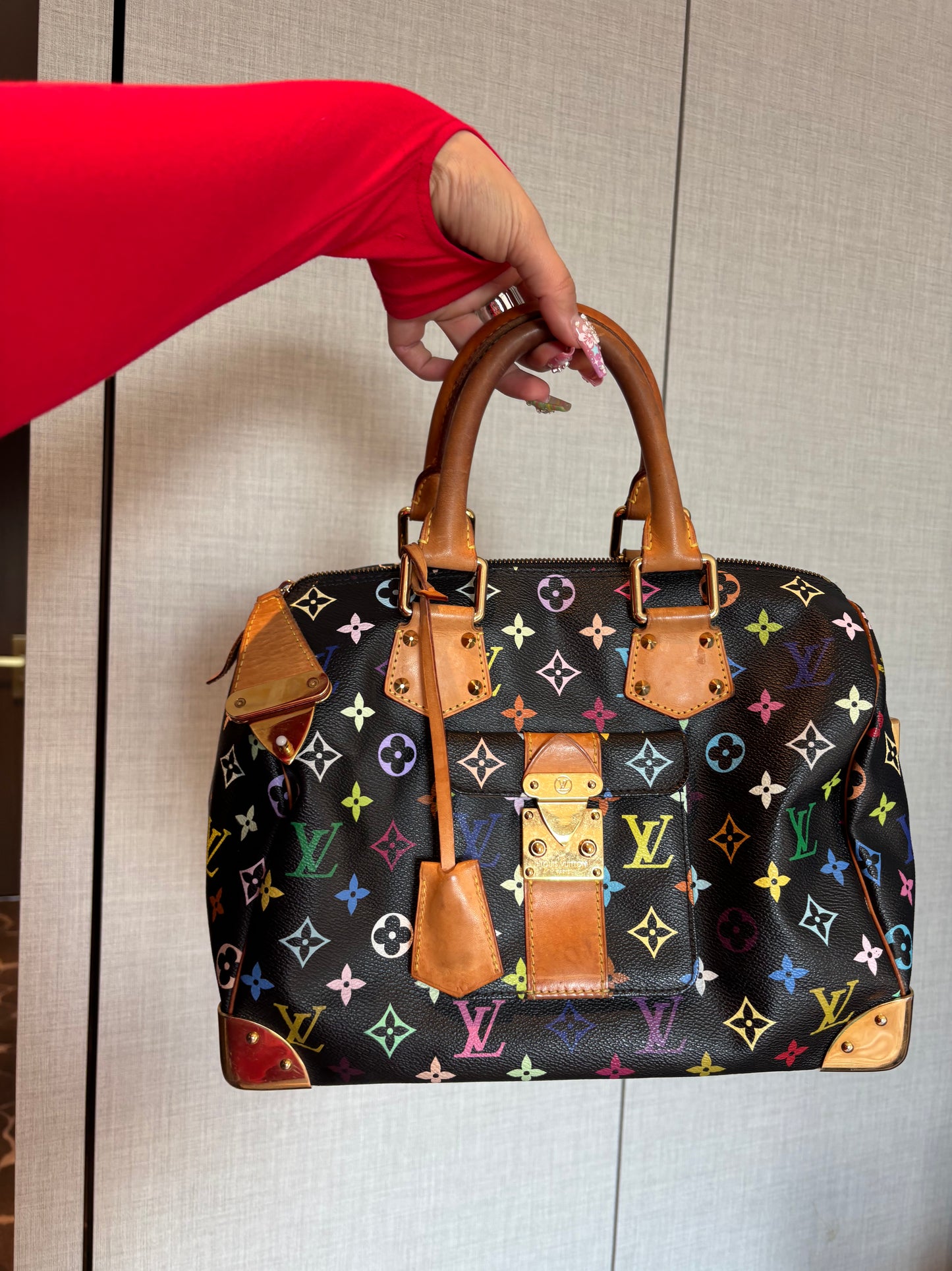 Louis Vuitton Speedy30 Monogram Multicolor Handbag - Adriana Sahar