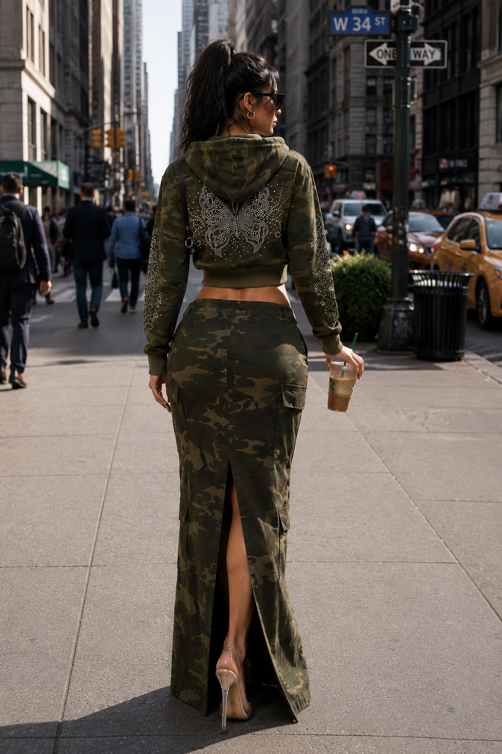 CAMO MILITARY SKIRT