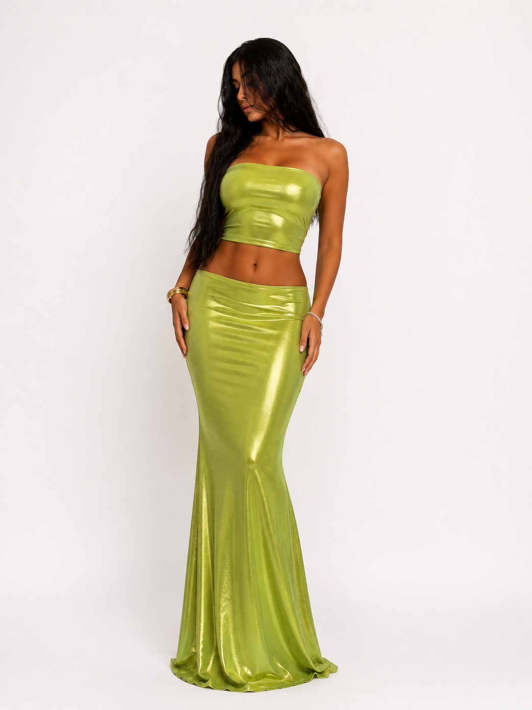 LIQUID DOLL SET SEXY GREEN