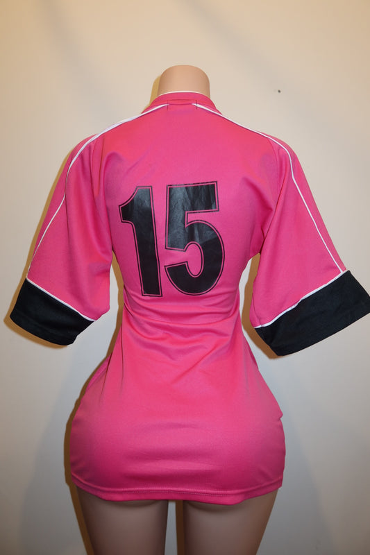 PINK JERSEY DRESS