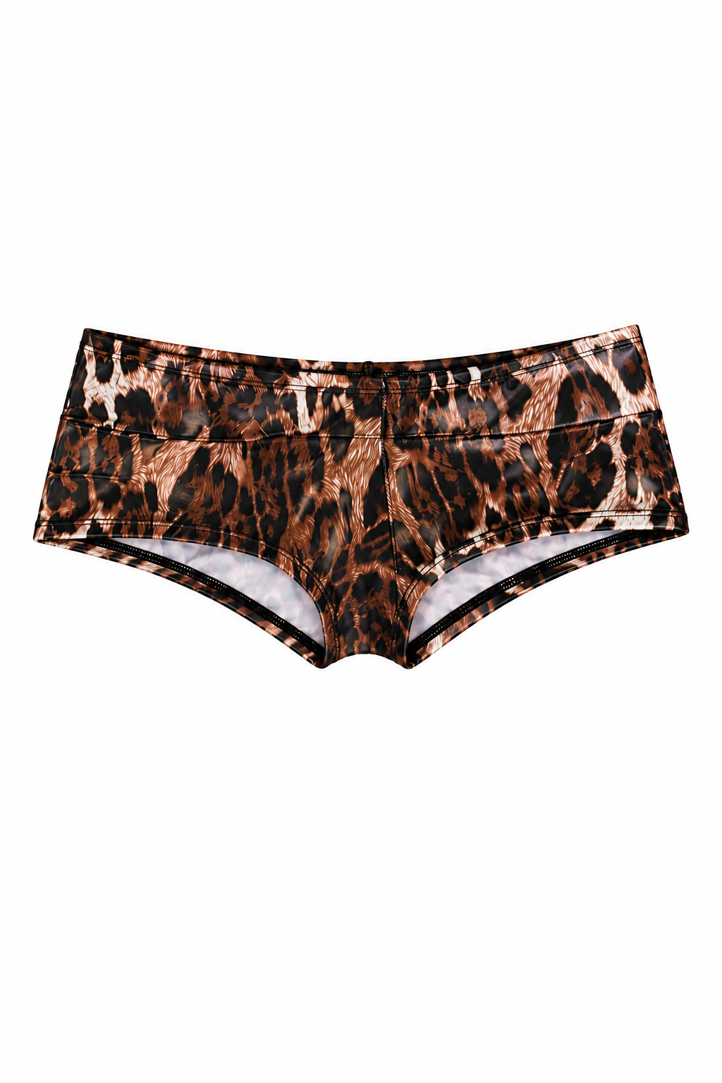 LEOPARD LIQUID SHORTS
