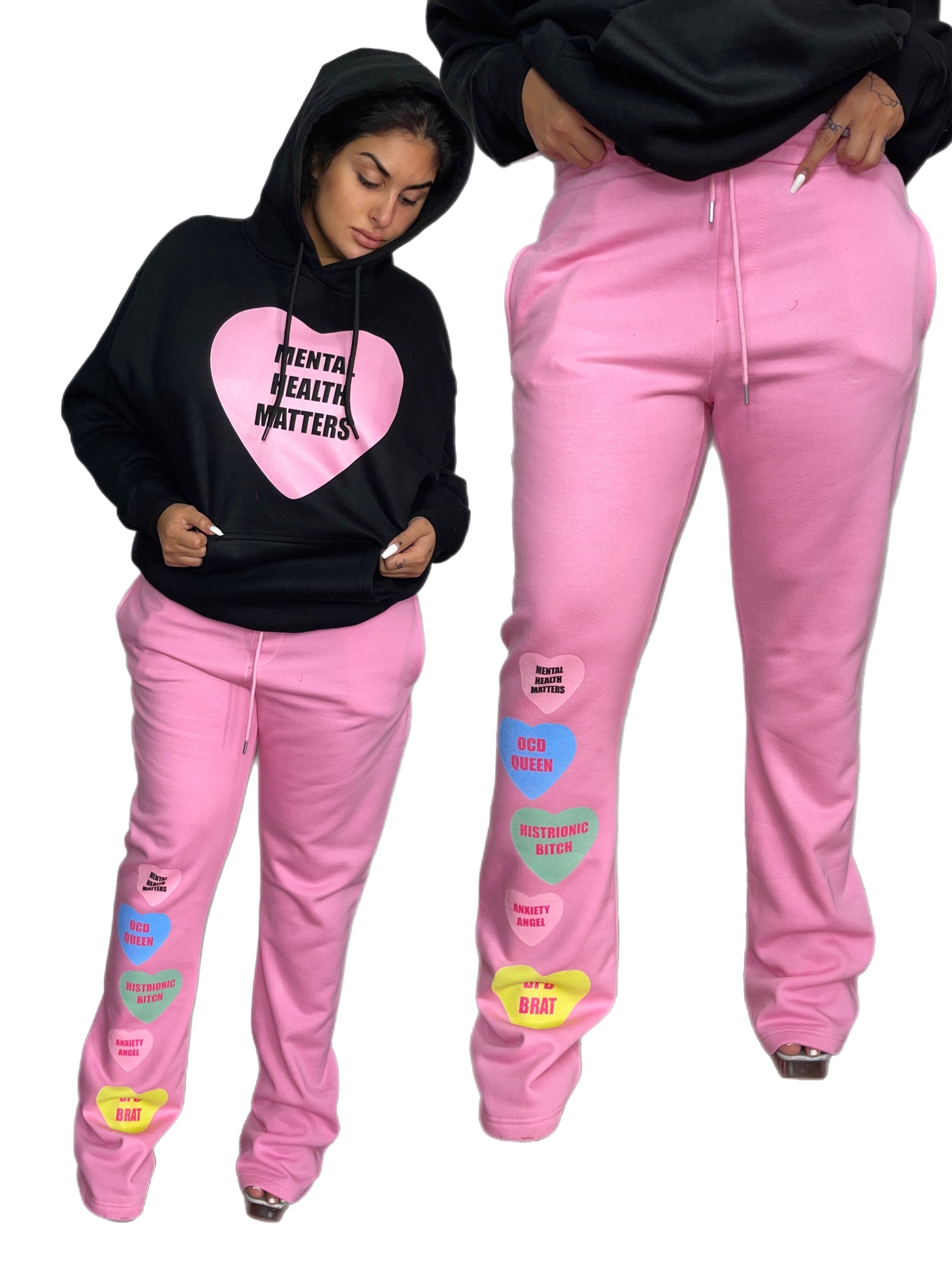 MENTAL HEALTH BAGGY SWEATS - Adriana Sahar