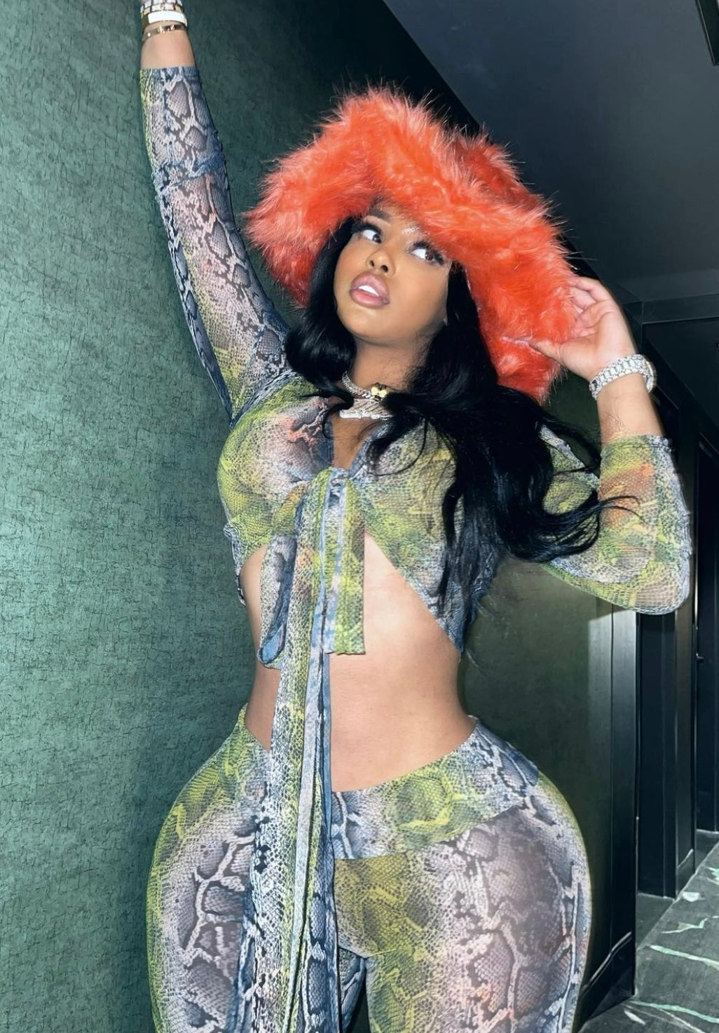 SNAKE LEGGINGS - Adriana Sahar